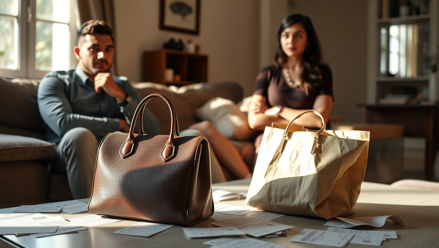 Balancing Luxury and Essentials: Navigating Financial Struggles with a Splurging Habit