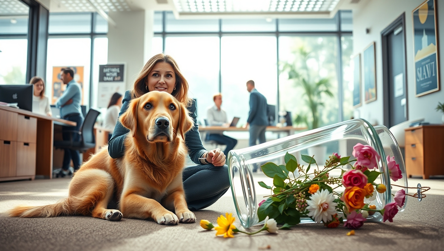 Colleagues Unauthorized Pet Break Leads to Office Mishap: Am I the Jerk for Refusing Her Help?