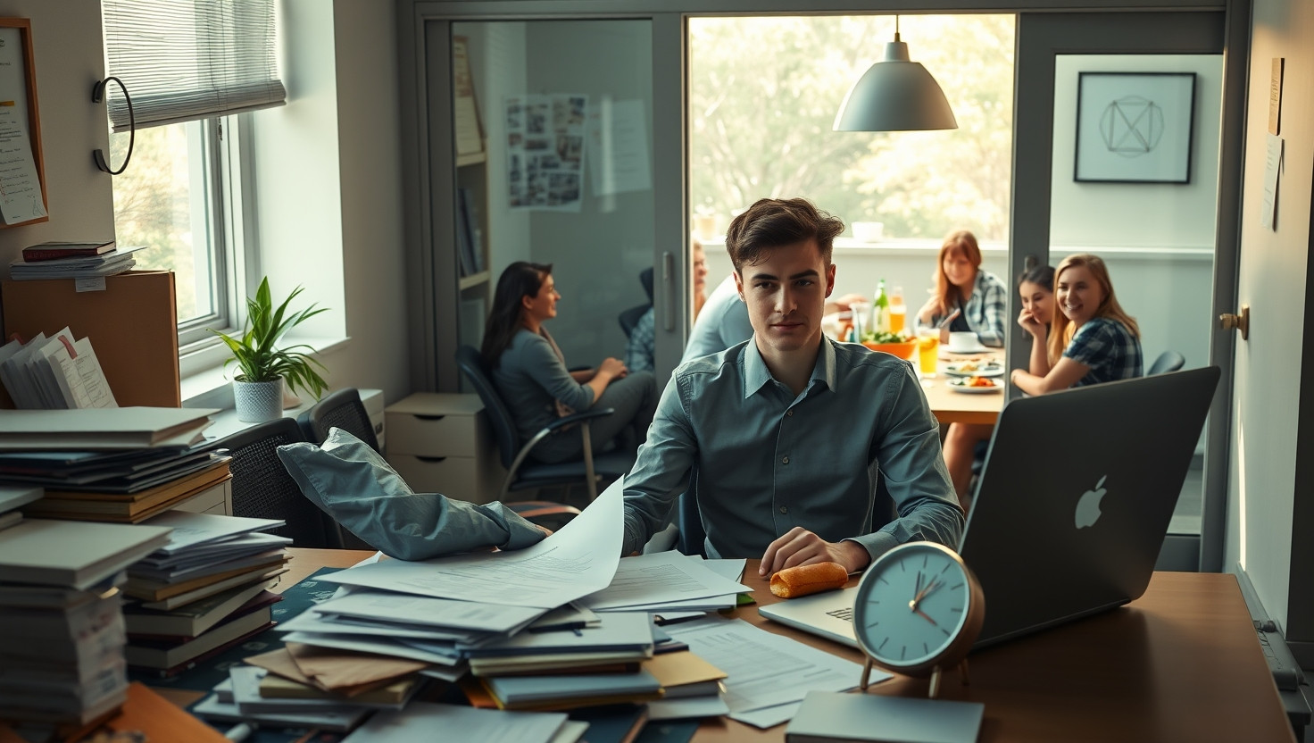 Choosing Project Over Team Lunch: AITA for Causing a Rift?