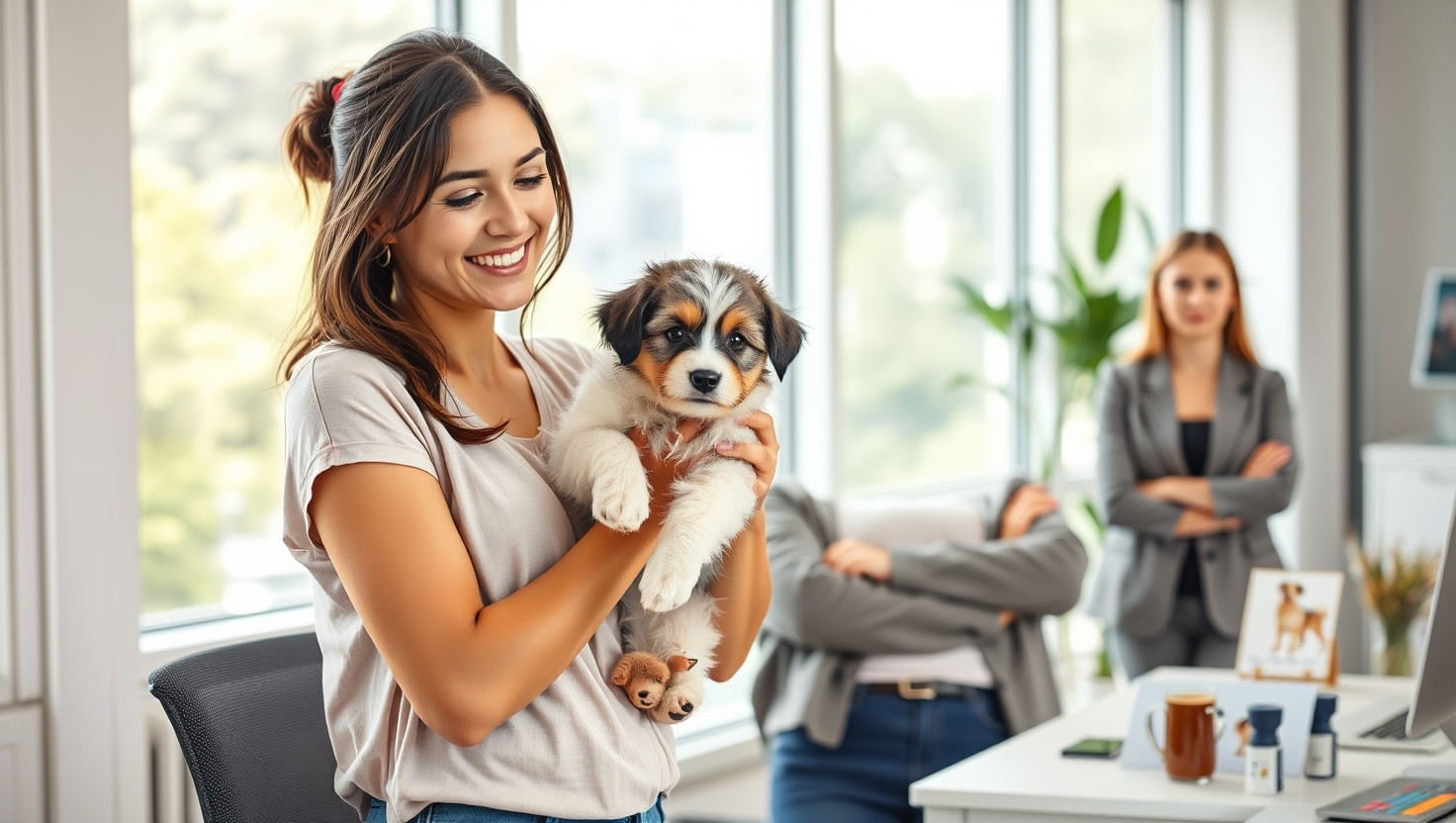 Co-Worker Upset After I Adopted a Puppy Without Consulting Her: AITA?