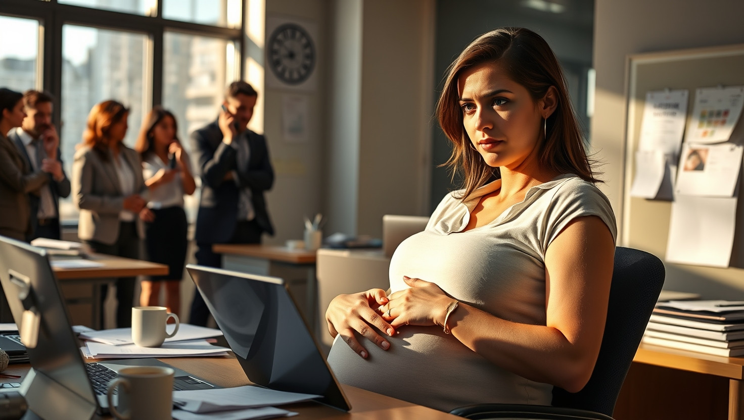 Pregnant Woman Works Through Labor, Sparks Office Chaos