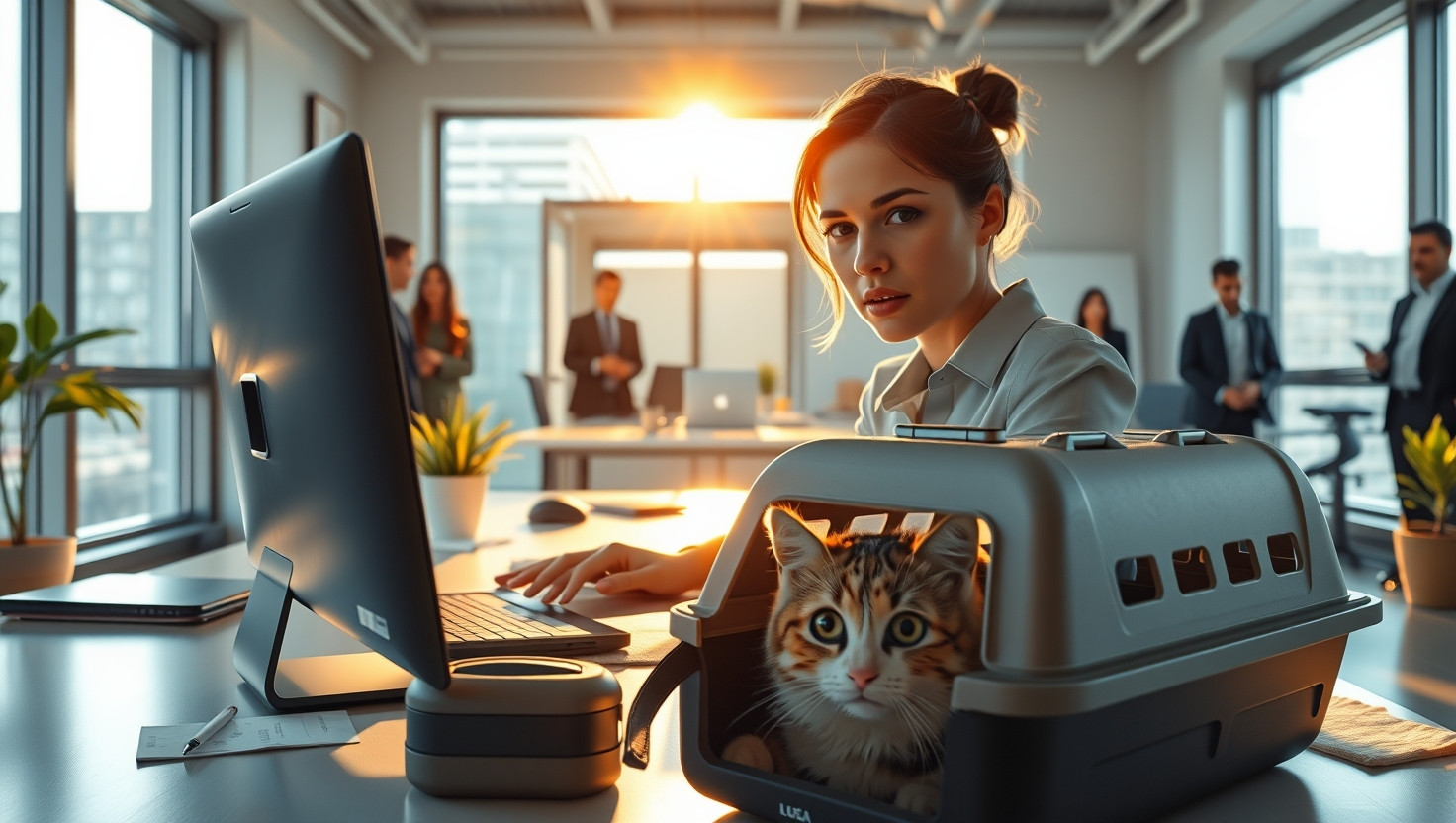 Struggling with No Pet Policy: Bringing Emotional Support Cat to Work - A Dilemma