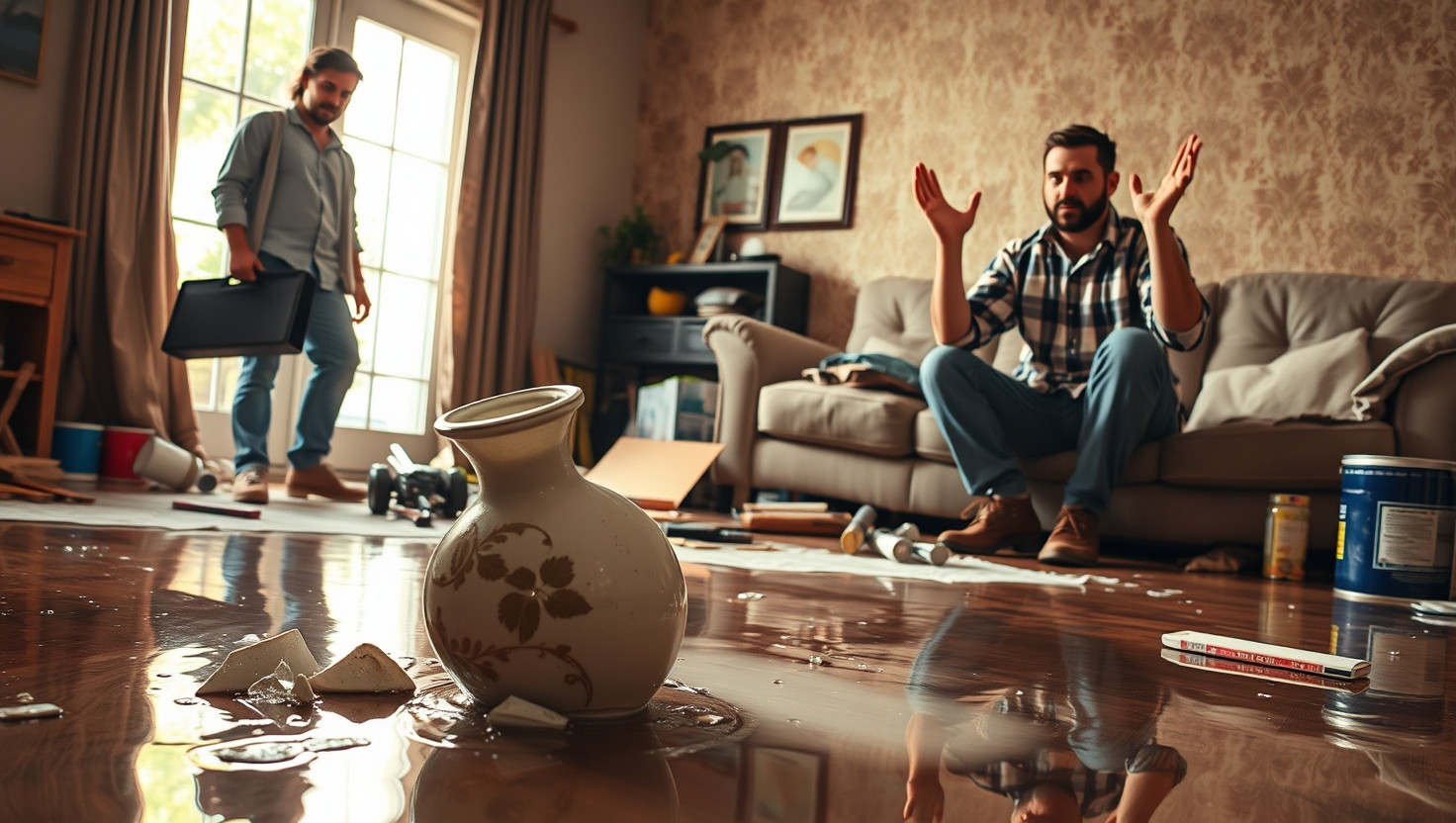 Friend Demands Reimbursement for Broken Vase During Chaotic Renovation - AITA?