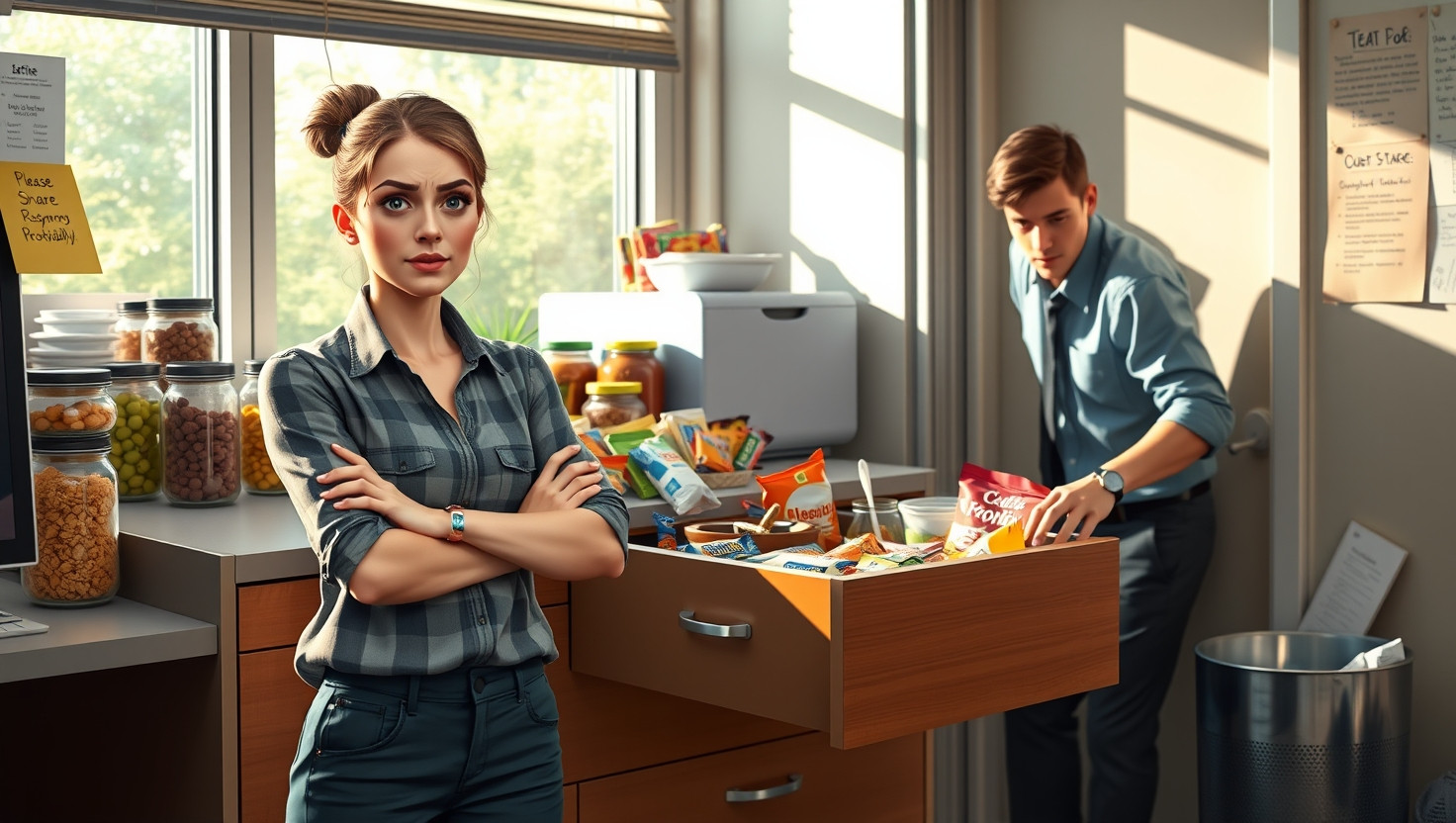 Confronting Coworker for Stealing Snacks: AITA?