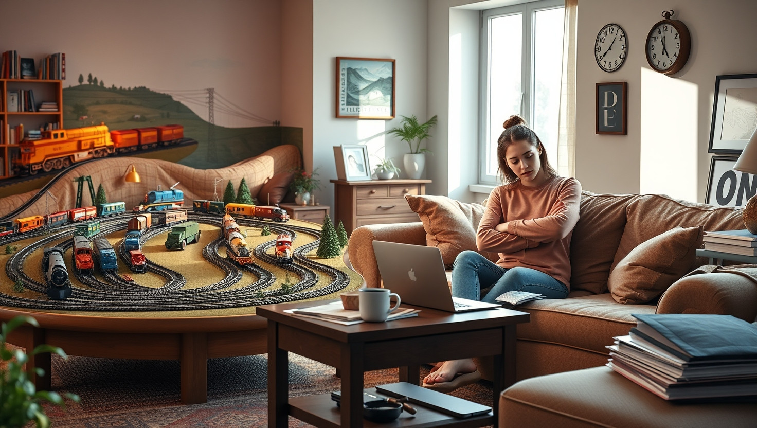 Roommate demands bigger room for model train collection: AITA for refusing equal rent split?