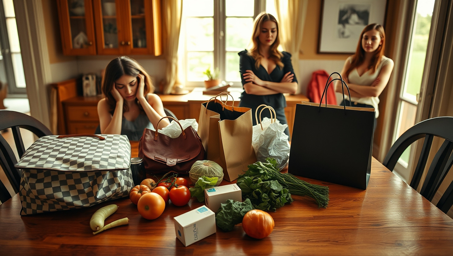 Sister Splurges on Designer Items Instead of Essentials - AITA for Refusing to Split Grocery Costs?