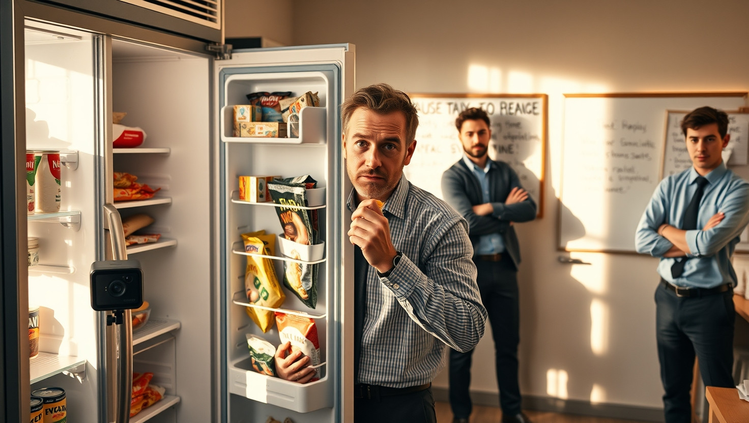 Caught on Camera: AITA for Exposing Office Snack Thief, Dividing Coworkers?