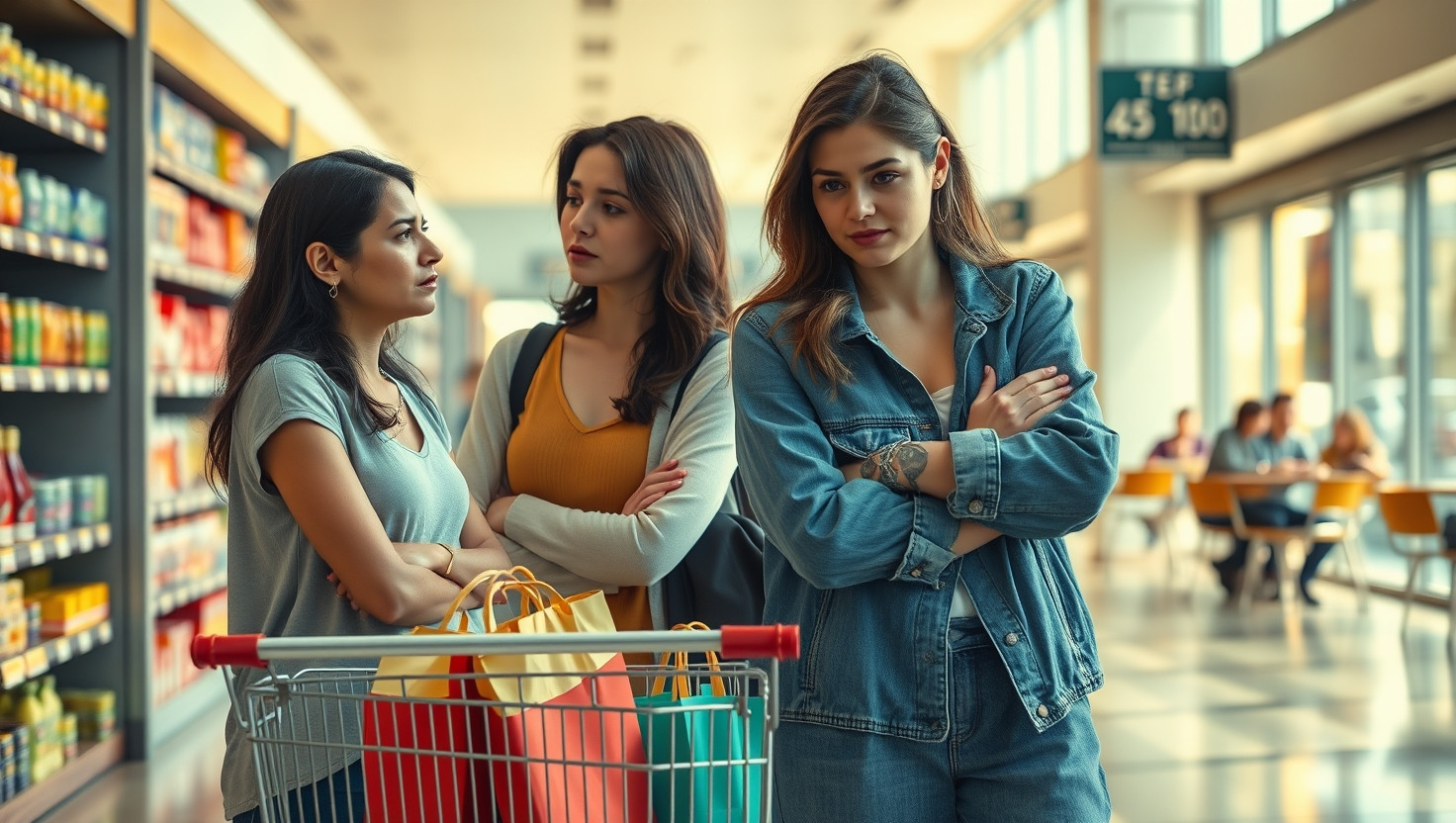 Should I Split Shopping Costs Unevenly with a Struggling Friend?