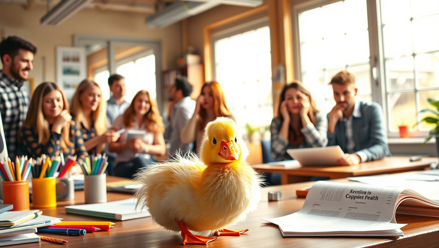 Debate over Therapy Duck in Office Sparks Allergy Concerns: AITA for Objecting?