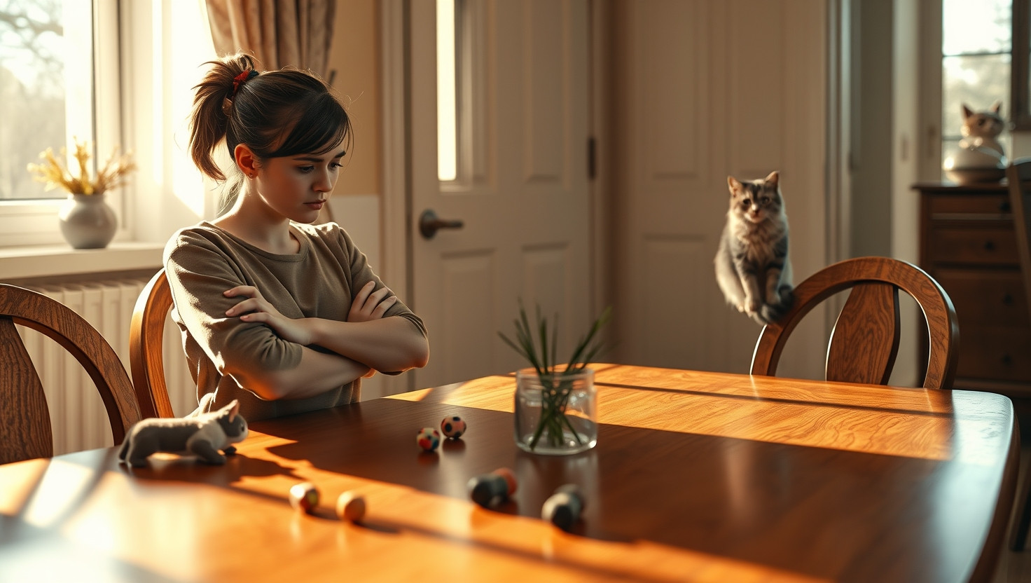 AITA for Asking Friend to Leave After Putting Cat on Table?