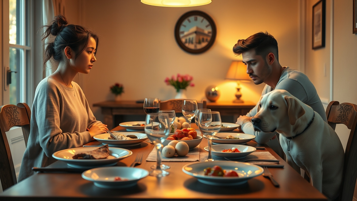 Roommates Dog at Dinner Table: AITA for Setting Boundaries?