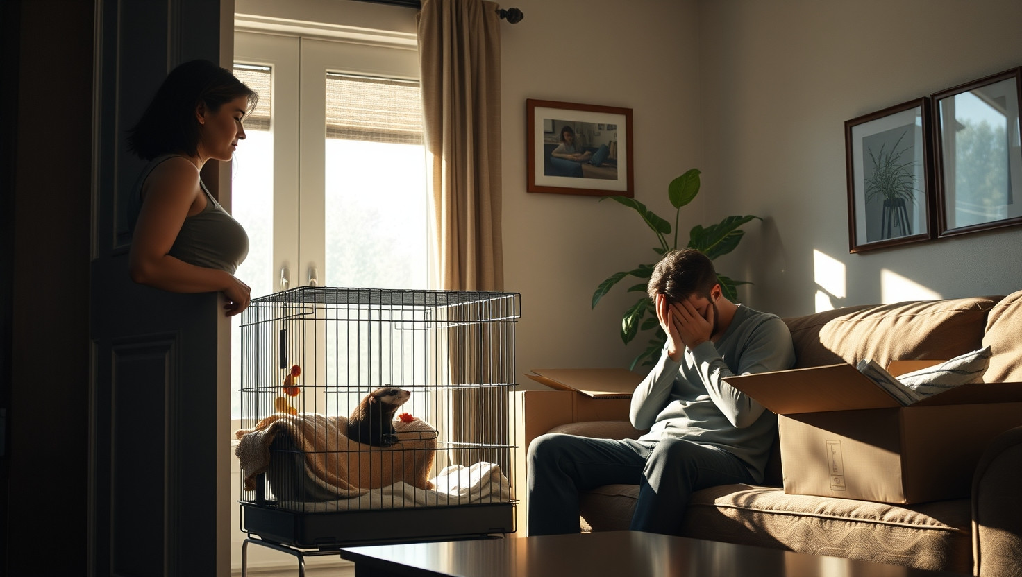 AITA for Rehoming Partners Beloved Ferret Due to Allergies?