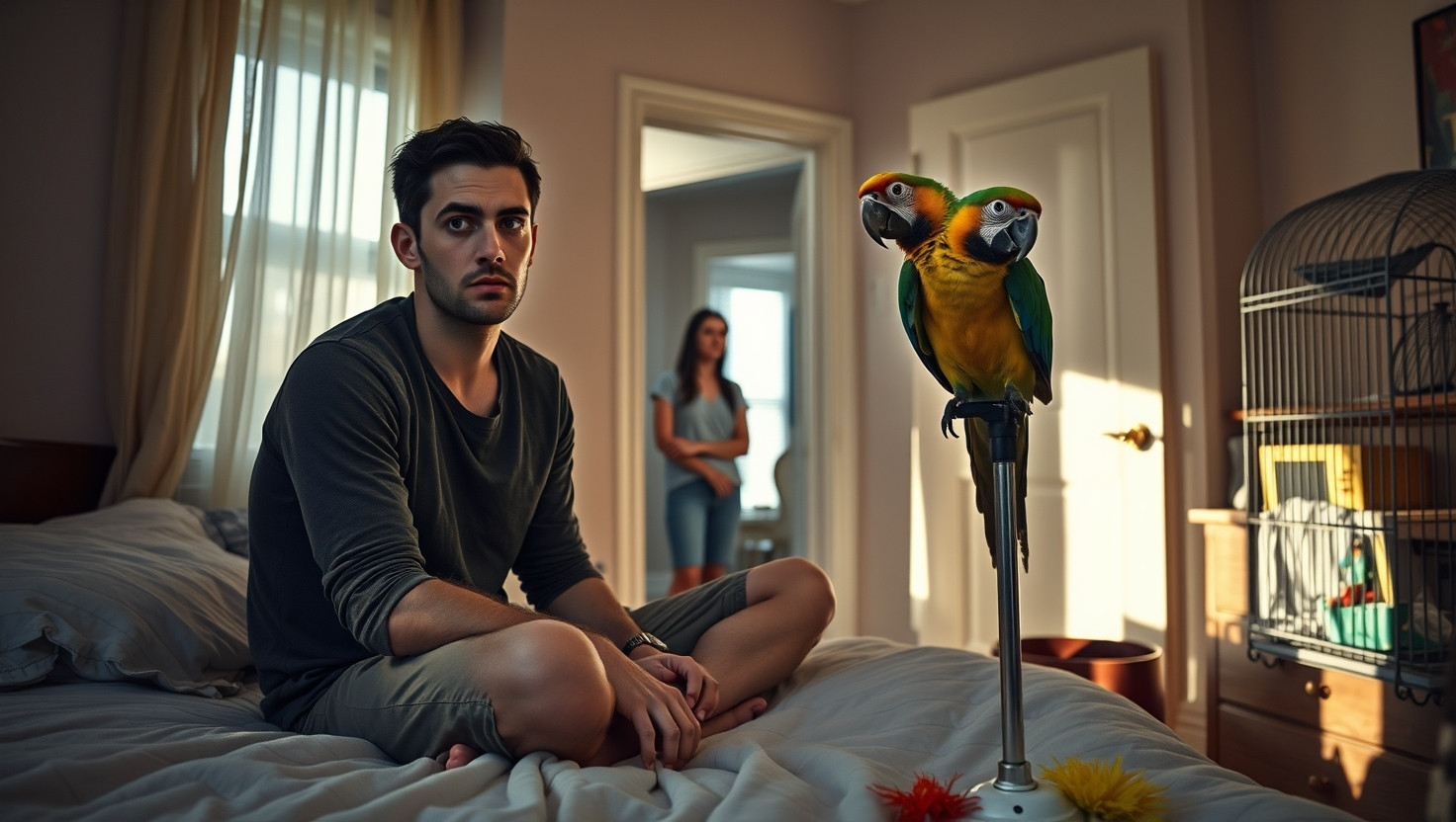 AITA for Not Letting Girlfriends Aggressive Parrot Sleep in Our Bedroom?