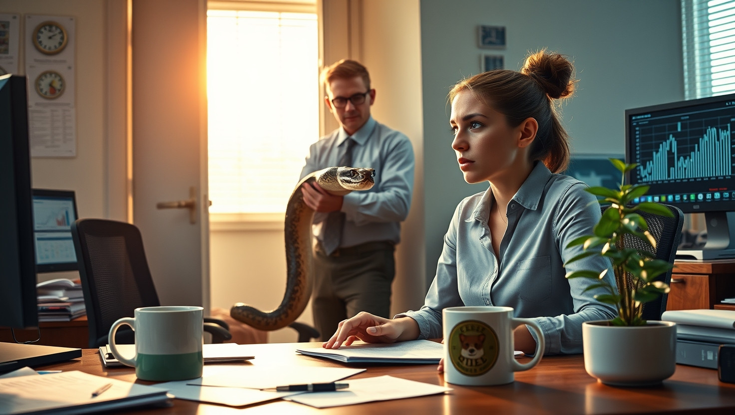 Debating Allowing Co-Workers Aggressive Pet Snake at Office: WIBTA for Refusing?