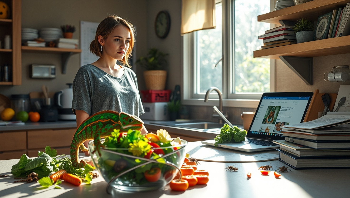 Should I Cook Special Meals for My Friends Picky Chameleon?