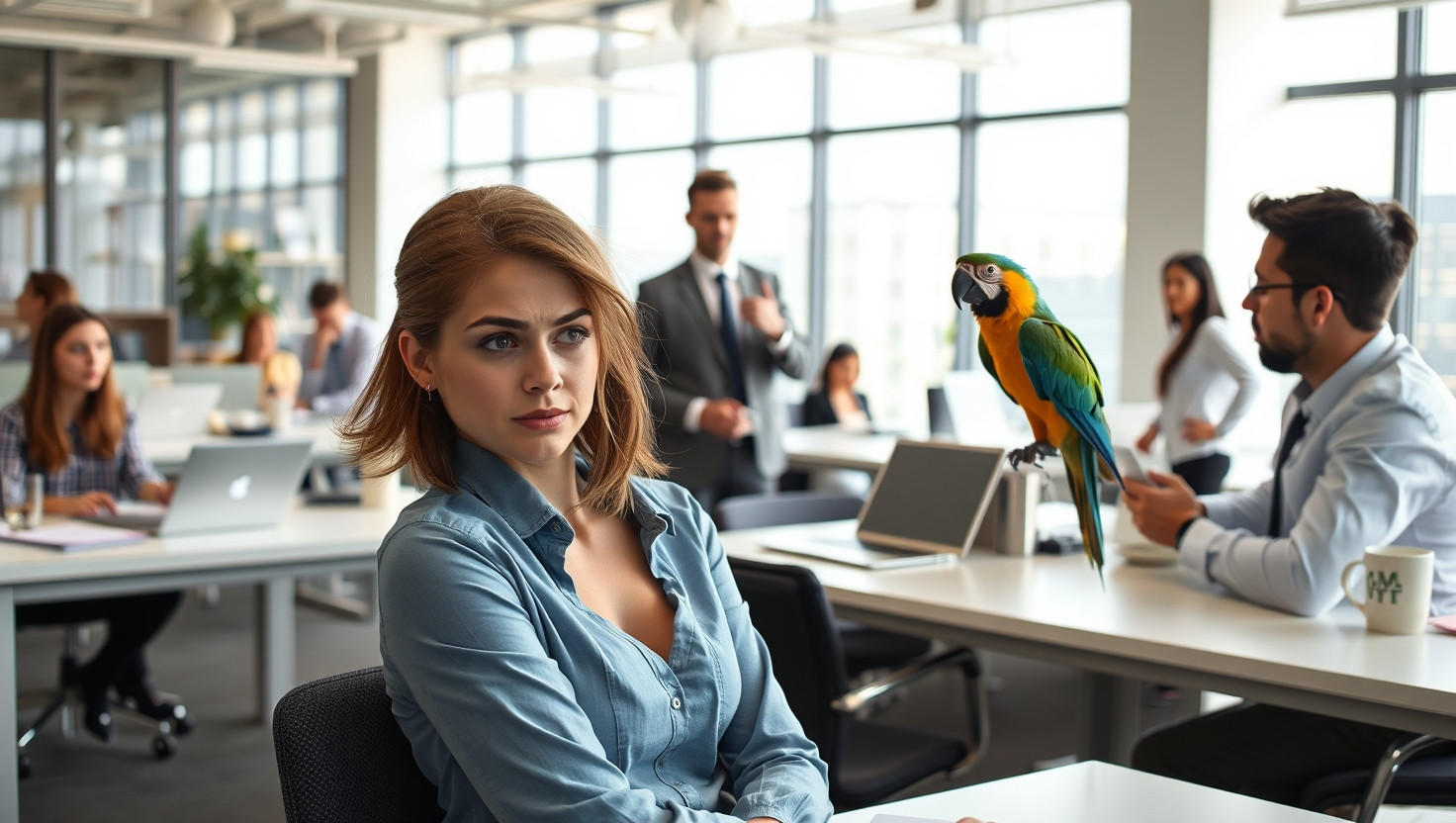 Should I Allow My Bosss Pet Parrot on My Shoulder at Work? Navigating Office Tension