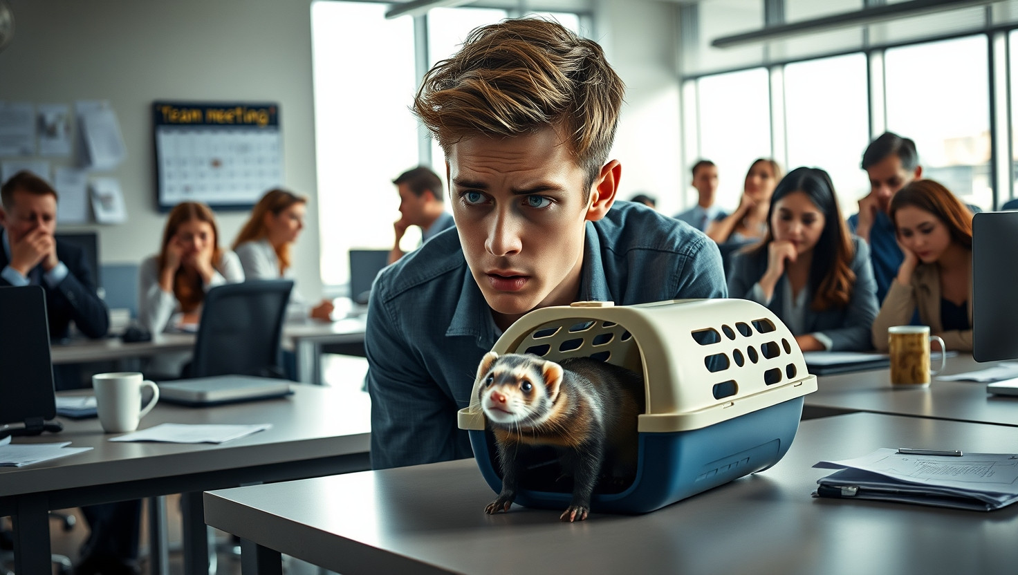 Office Rift: AITA for Refusing Colleagues Emotional Support Ferret at Work?