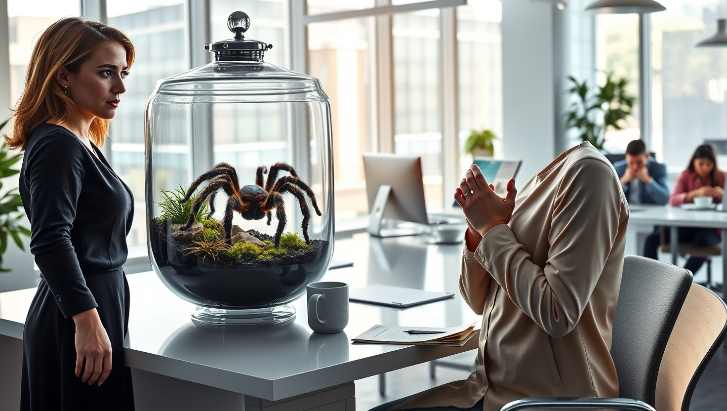 AITA for enforcing a no-pet policy at work despite my coworkers emotional attachment to her tarantula?