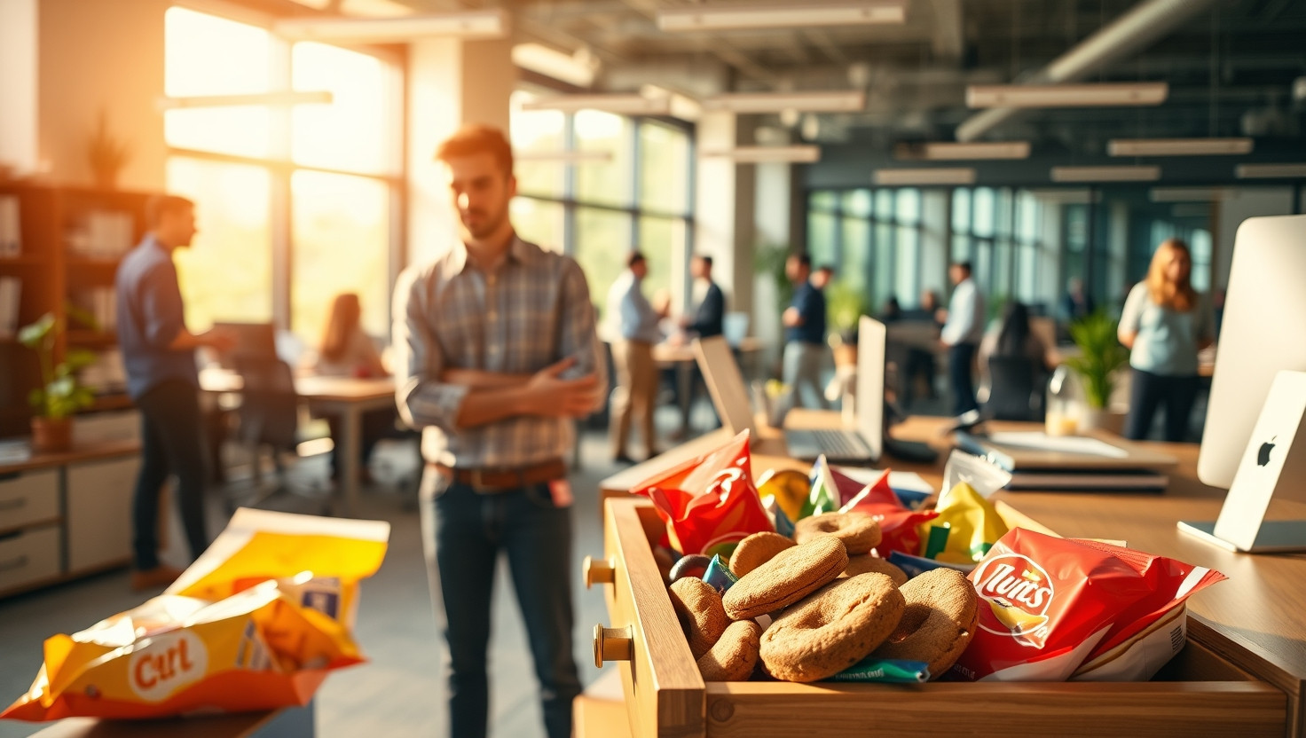AITA for not sharing my office snacks with a coworker who always forgets theirs?
