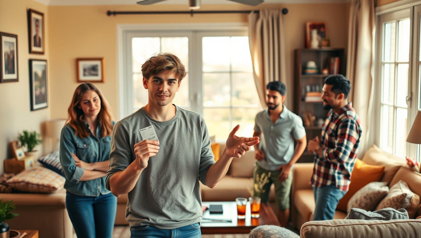 Should I Split Lottery Winnings Equally with Wealthy Friends?