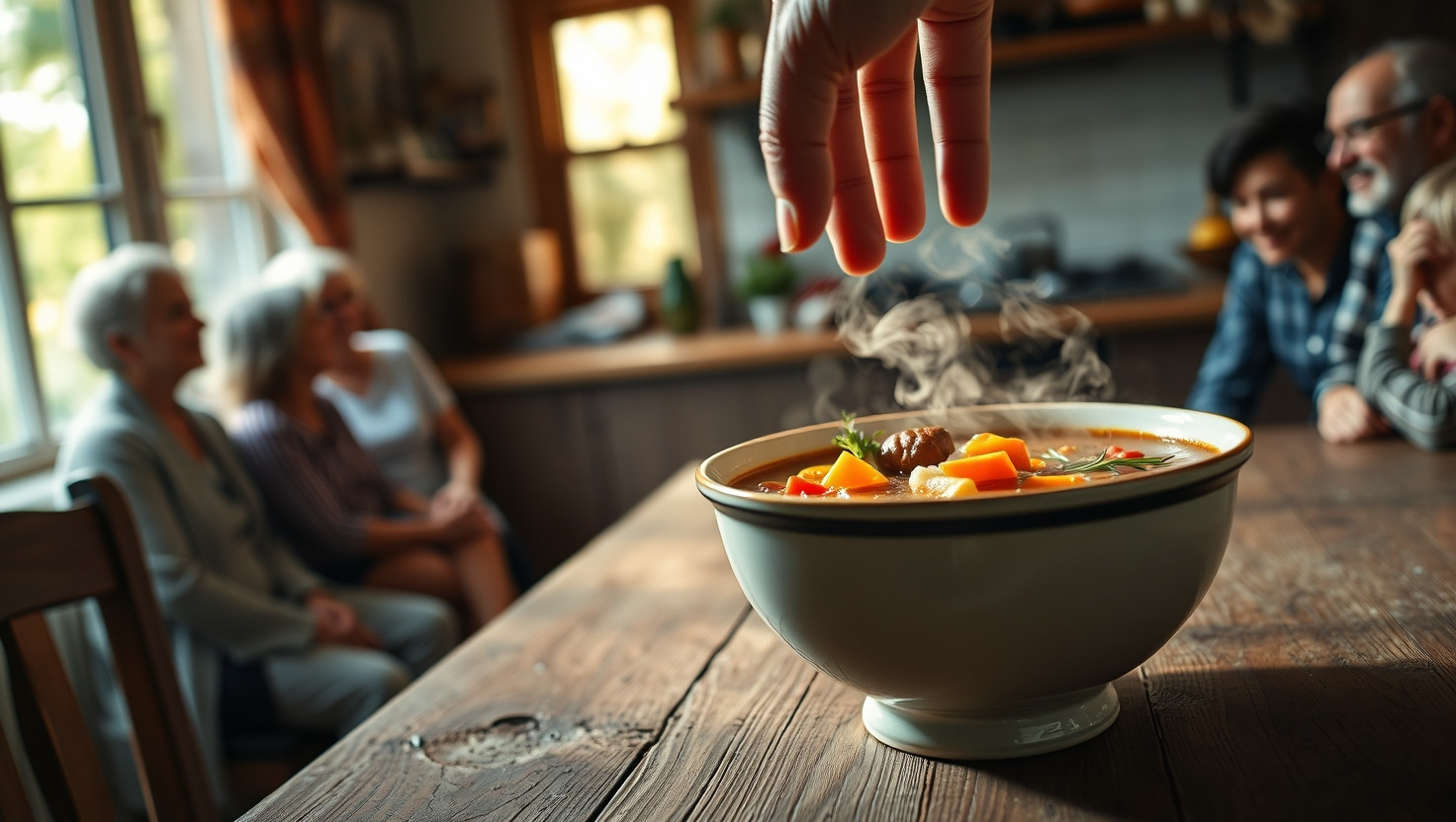Family Drama Unfolds Over Grandmas Secret Soup Recipe