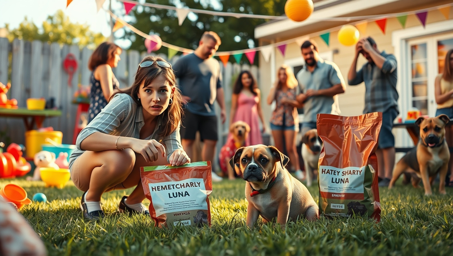 Mix-Up at Dog-Friendly Party Causes Chaos: AITA for Swapping Dog Food Labels?
