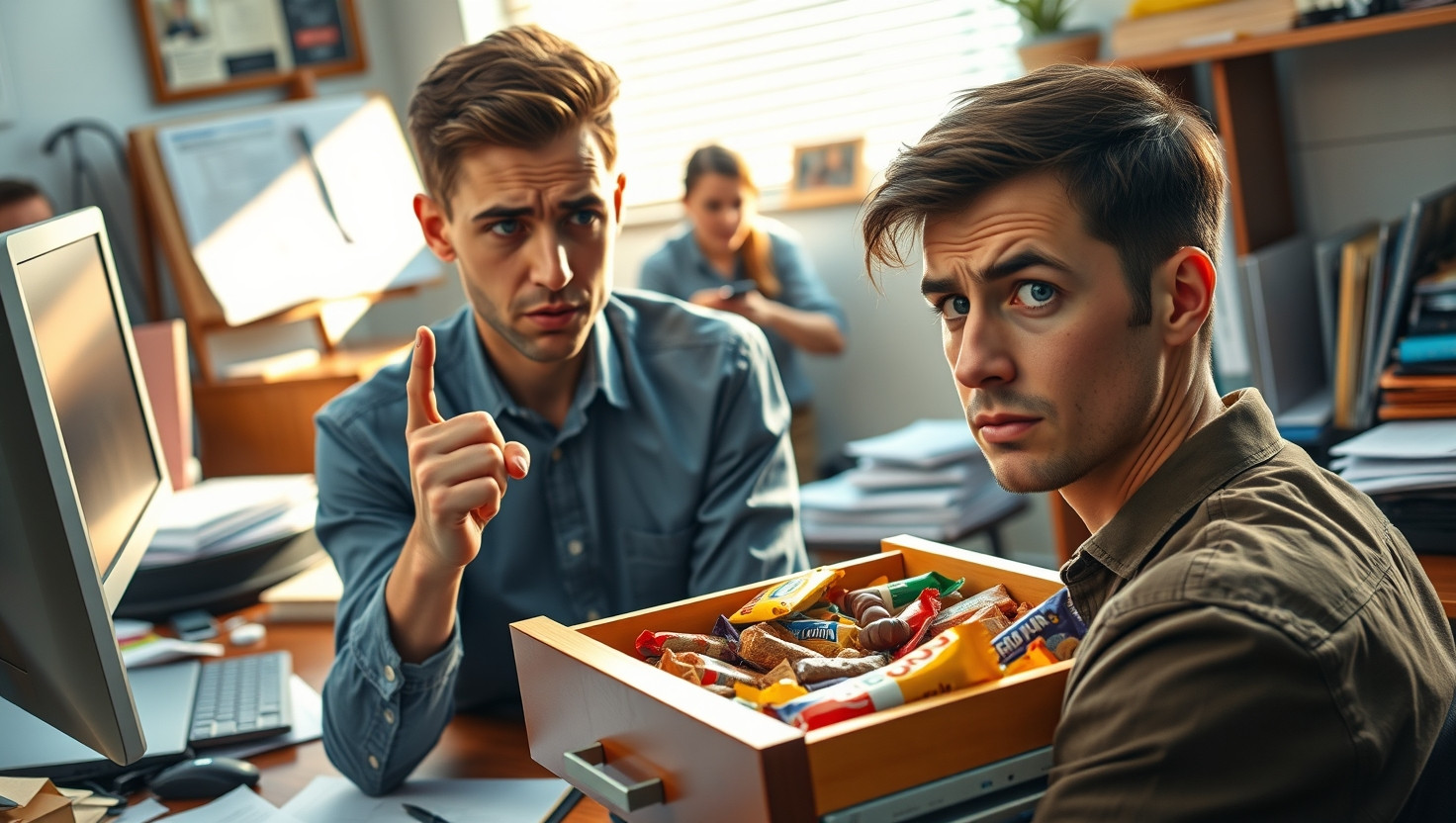 Dealing with a Snack Thief: Confronting a Coworker for Repeatedly Stealing Your Treats