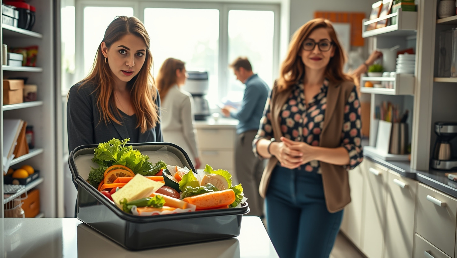 Caught on Camera: Exposing the Office Lunch Thief - What Would You Do?