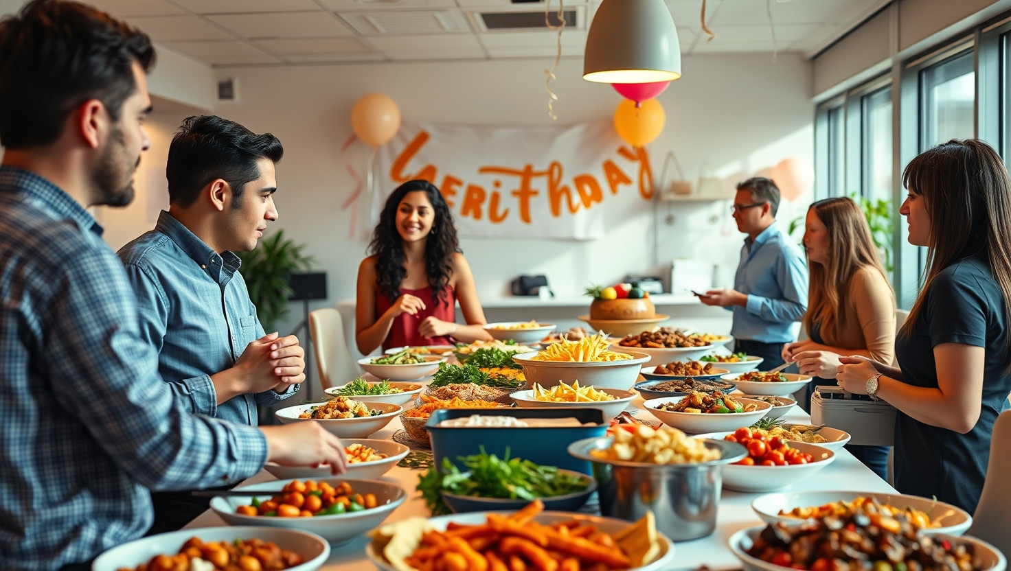 Should I Exclude a Co-Worker from Office Catering Plans?