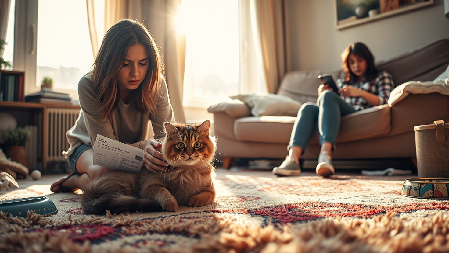 Roommate Refuses to Split Pet Expenses Despite Neglecting Cat - AITAH?