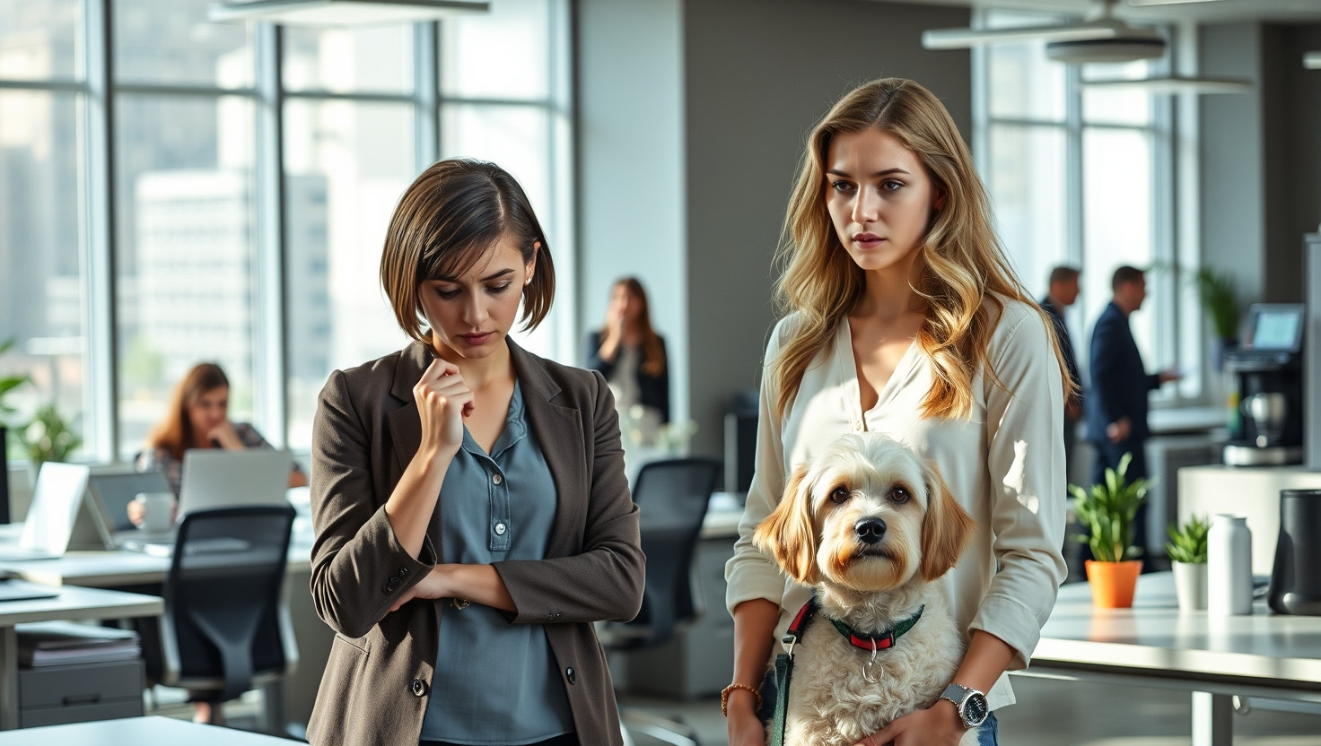 Coworkers Allergy Forces Ban on Service Dog: AITA for Prioritizing Health?