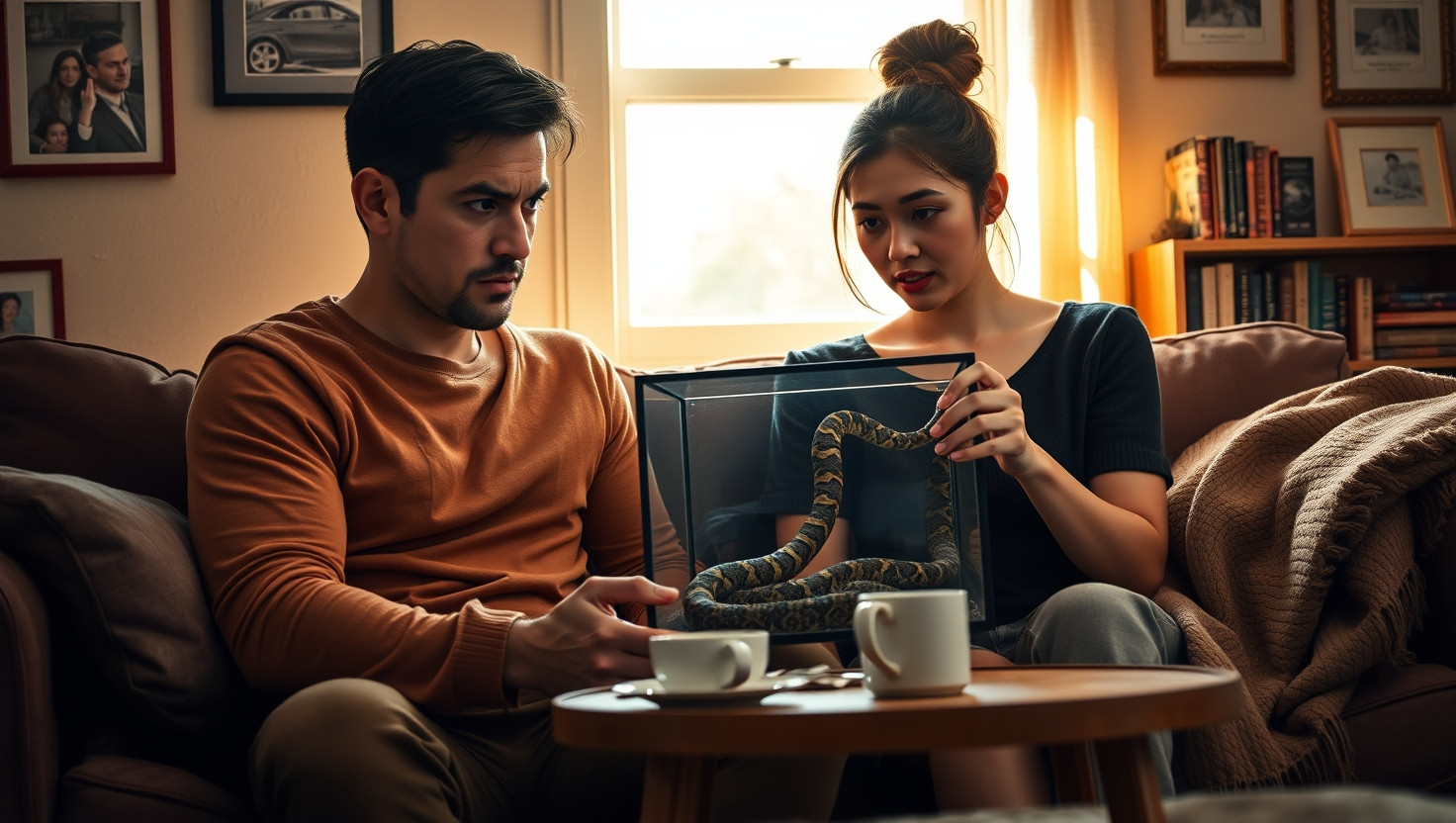 Debating on Partner Bringing Snake into Shared Apartment - AITA?