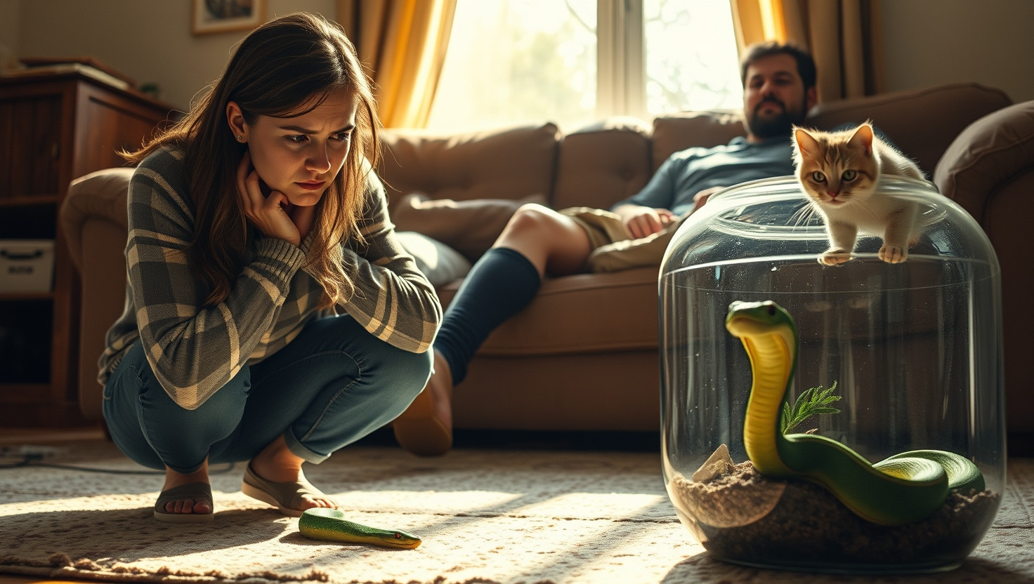 AITA for refusing to adopt my partners pet snake?