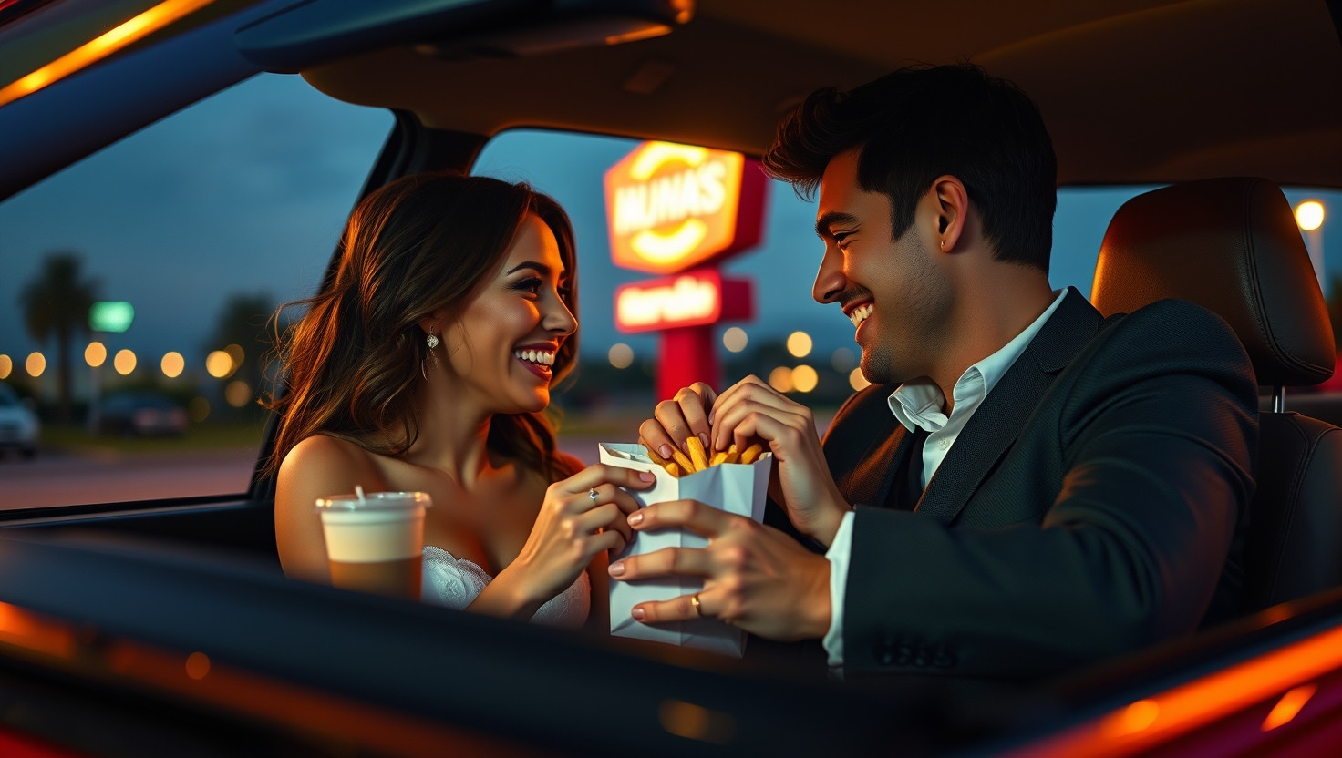 AITA for Choosing Drive-Thru Over Fancy Restaurant on Date Night?