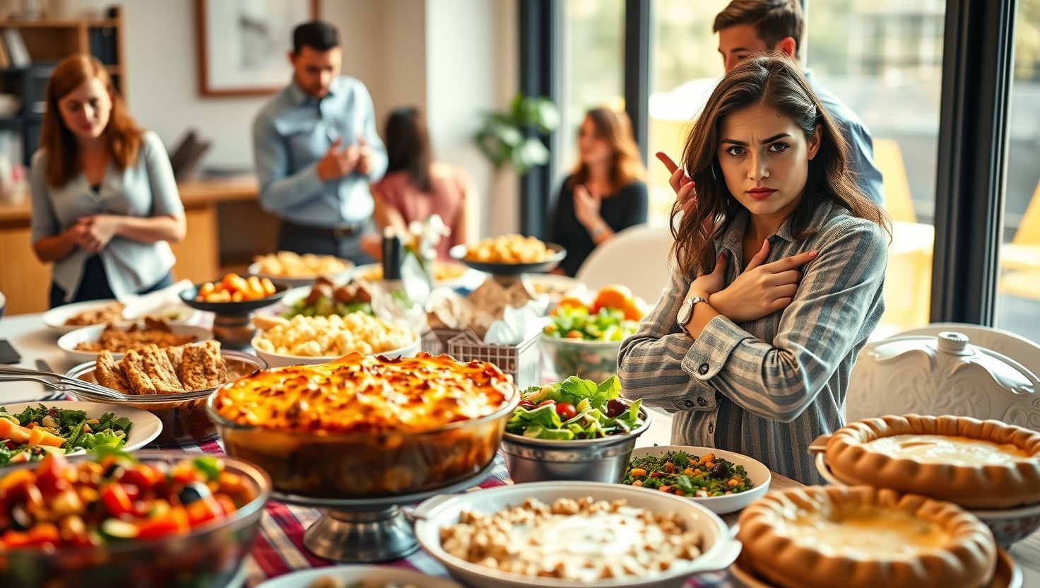 Office Potluck Dilemma: Dealing with a Complaining Coworker