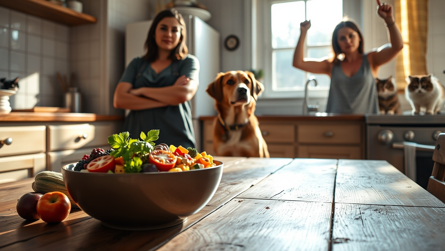 Am I Wrong for Prioritizing My Vegan Dogs Health Over My Friends Picky Cats Dietary Needs?