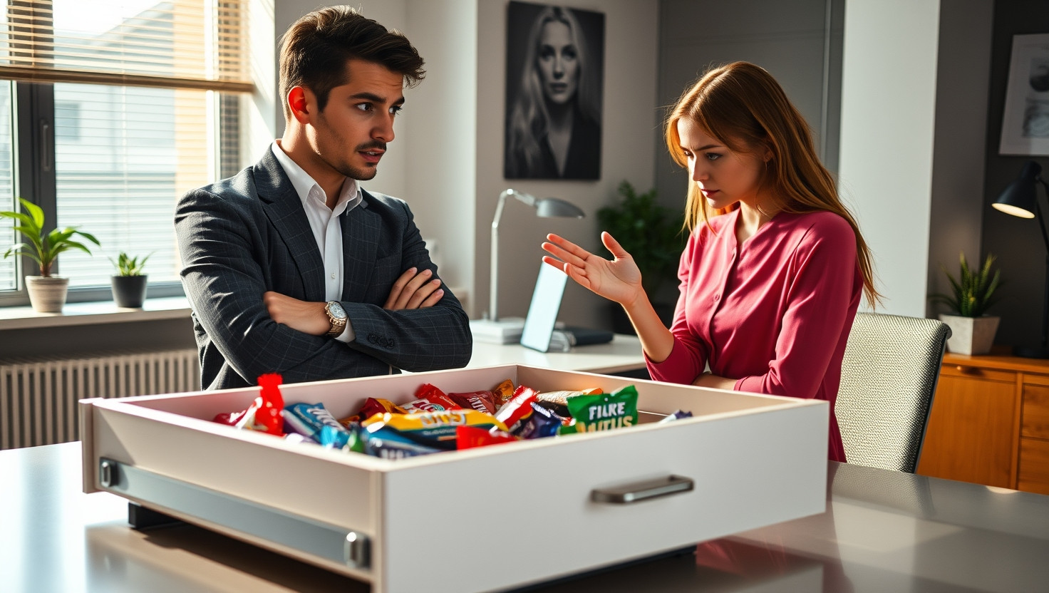 AITA for not sharing my secret office snack stash with a new colleague?