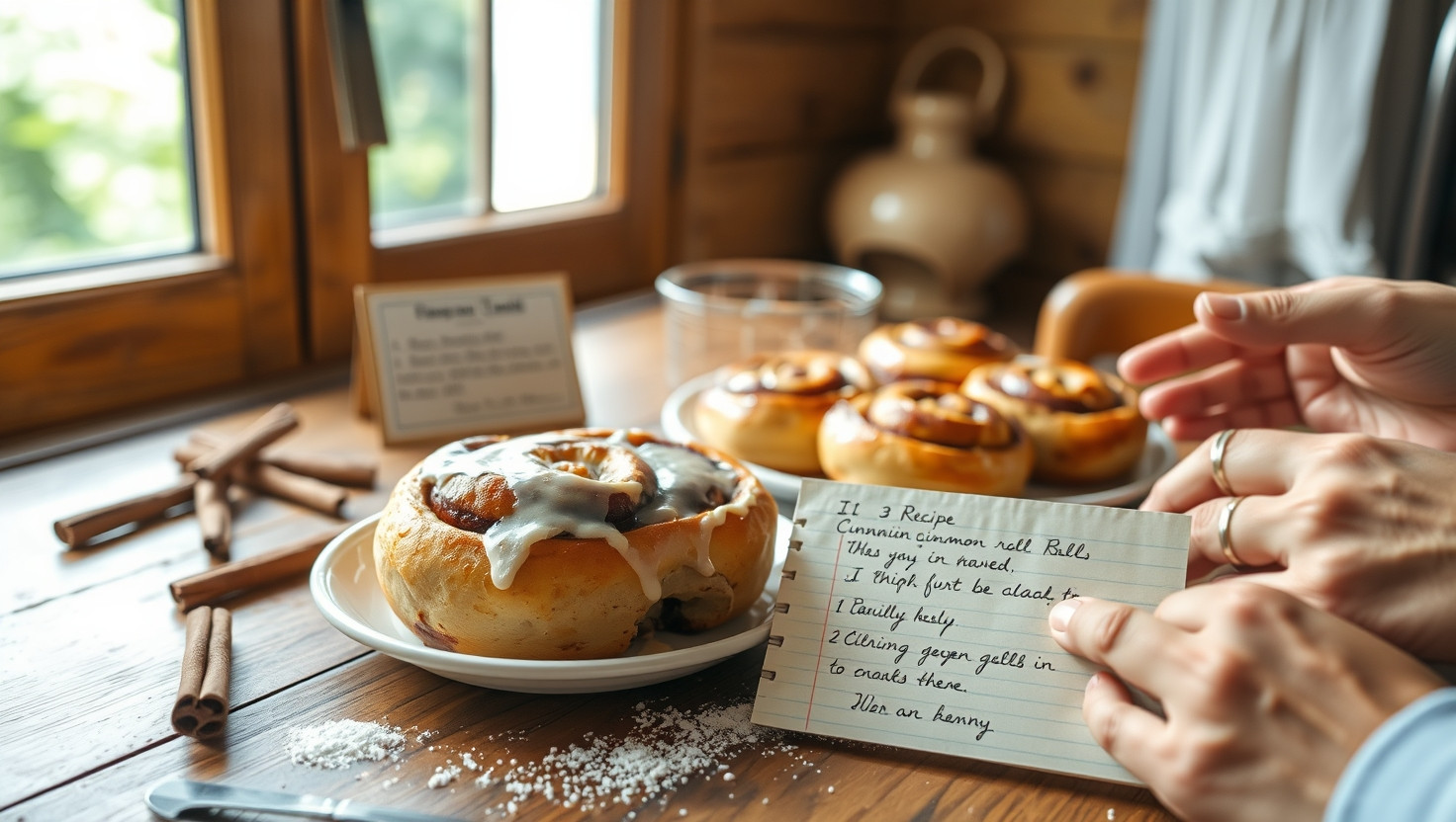 Should I Share Grandmas Secret Cinnamon Roll Recipe with Cousins Baking Blog?