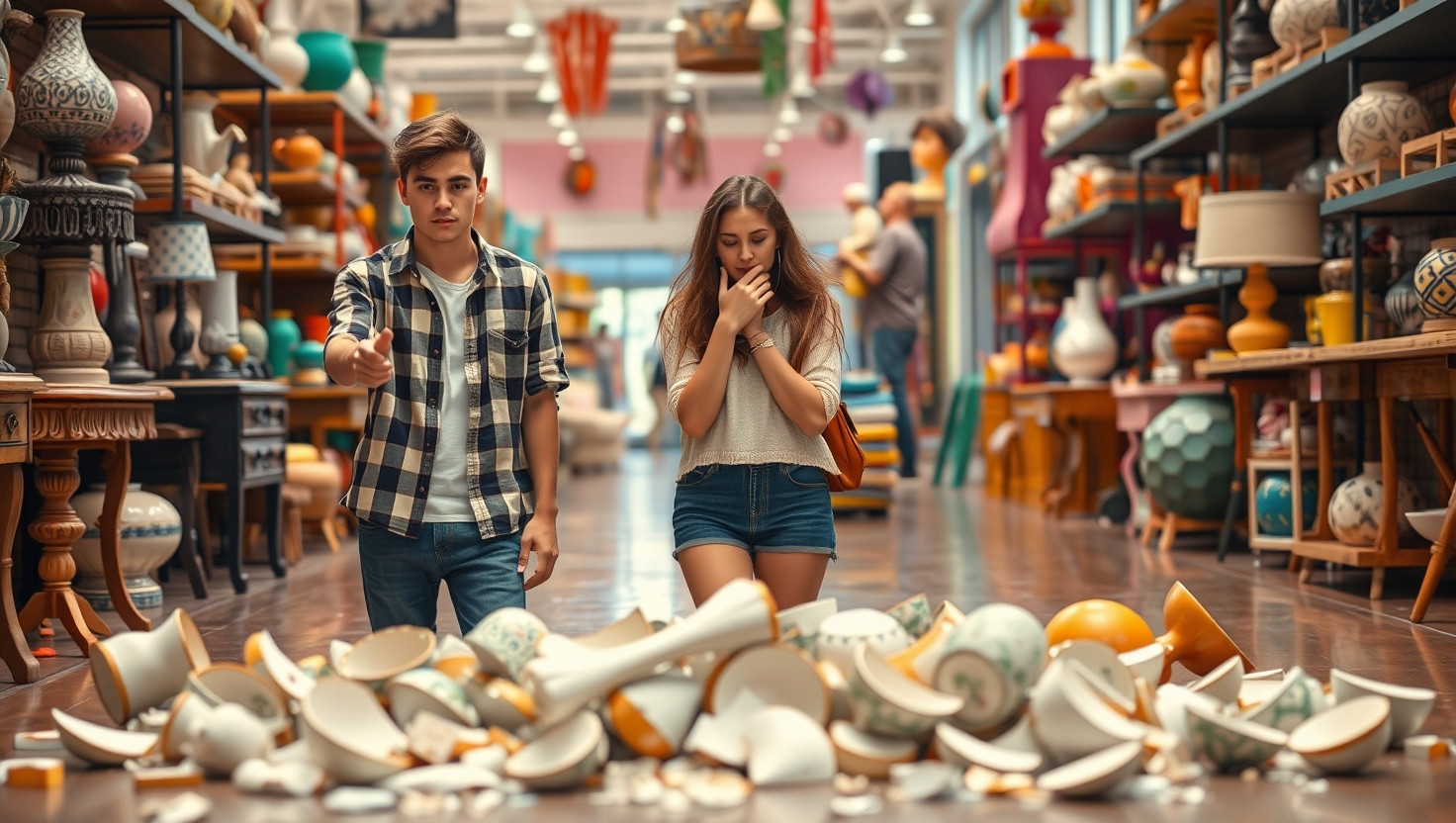 Friend Refuses To Pay After Breaking Items During Shopping Trip