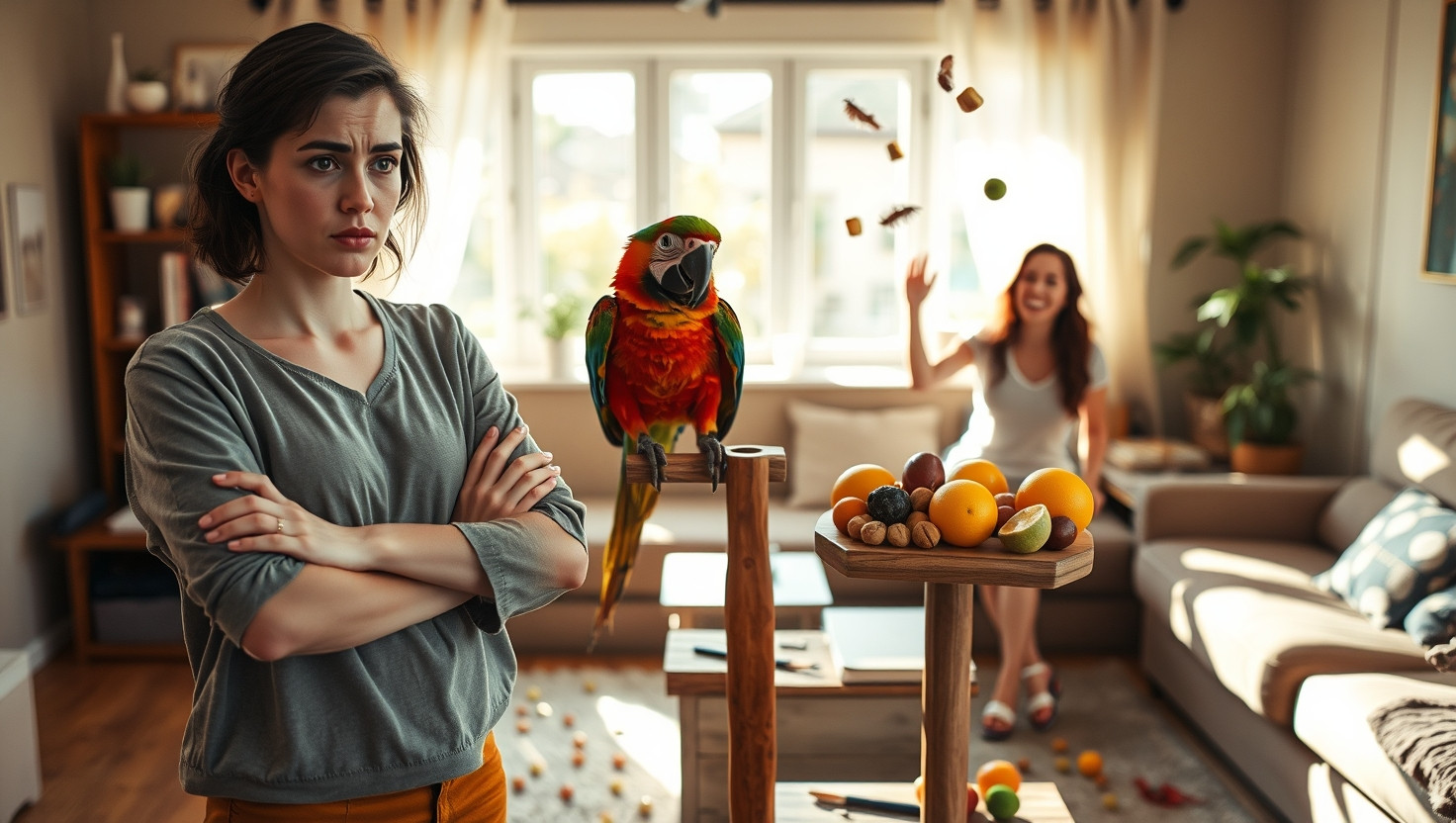 Roommate Feeding Pet Parrot Exotic Foods: AITA for Setting Boundaries?