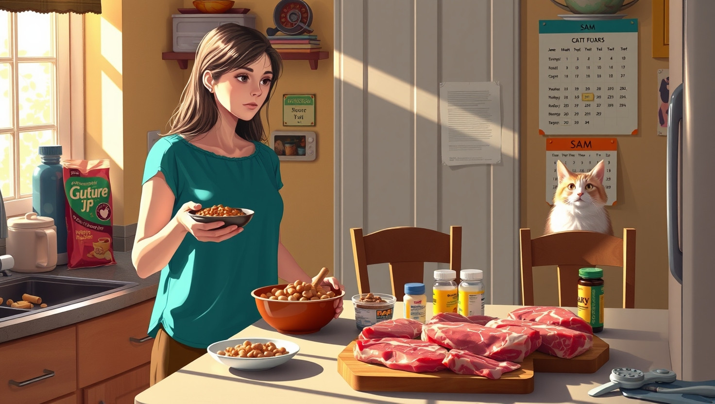 Roommates Raw Diet Demand for Cat Causes Feud