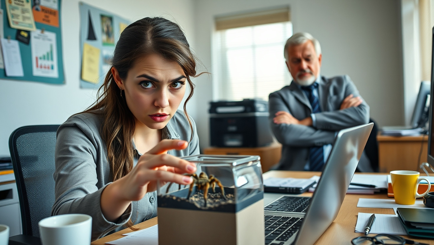 Coworkers Pet Tarantula Causes Office Drama