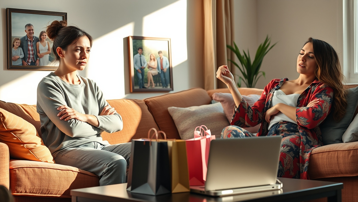 Confronting Sister About Reckless Spending: A Familys Financial Stability at Risk