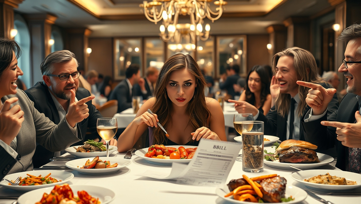 Debating Splitting the Bill: Is It Fair to Refuse Payment for Expensive Orders You Didnt Consume?