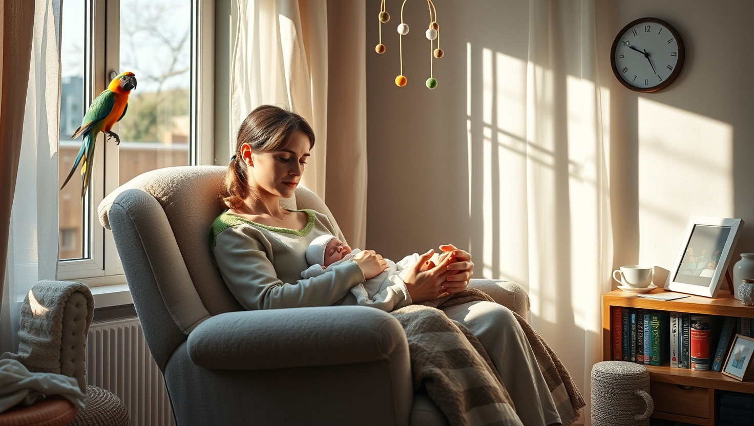 Neighbors Noisy Parrot Disrupts Newborns Naps: AITA for Asking Them to Quiet Down?