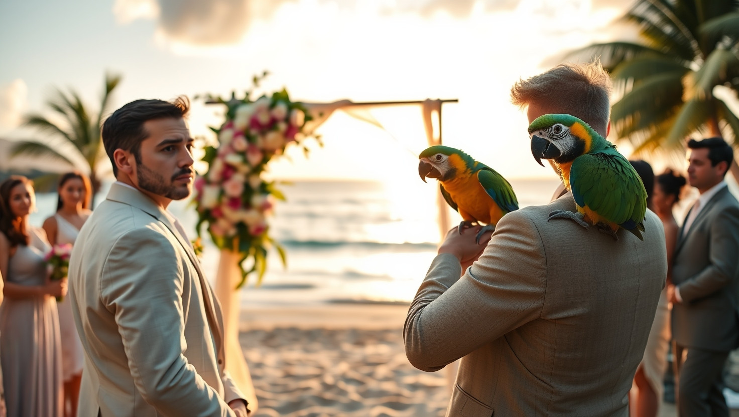 Debating Attending Cousins Destination Wedding with Aggressive Pet Parrot: WIBTA?