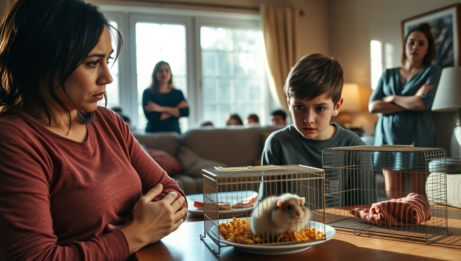 Family Drama: Sisters Therapy Hamster Causes Allergic Reaction in Nephew - AITA?