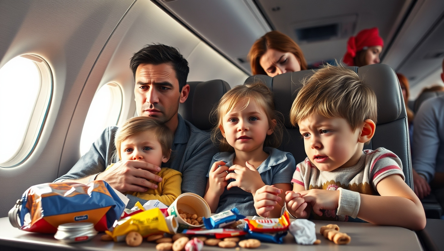 Parent Sparks In-Flight Meltdown by Banning Junk Food for Kids: AITA?