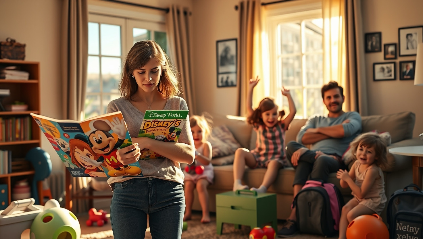 Mom Sparks Chaos by Booking Surprise Disney Trip Without Partners Input - AITA?