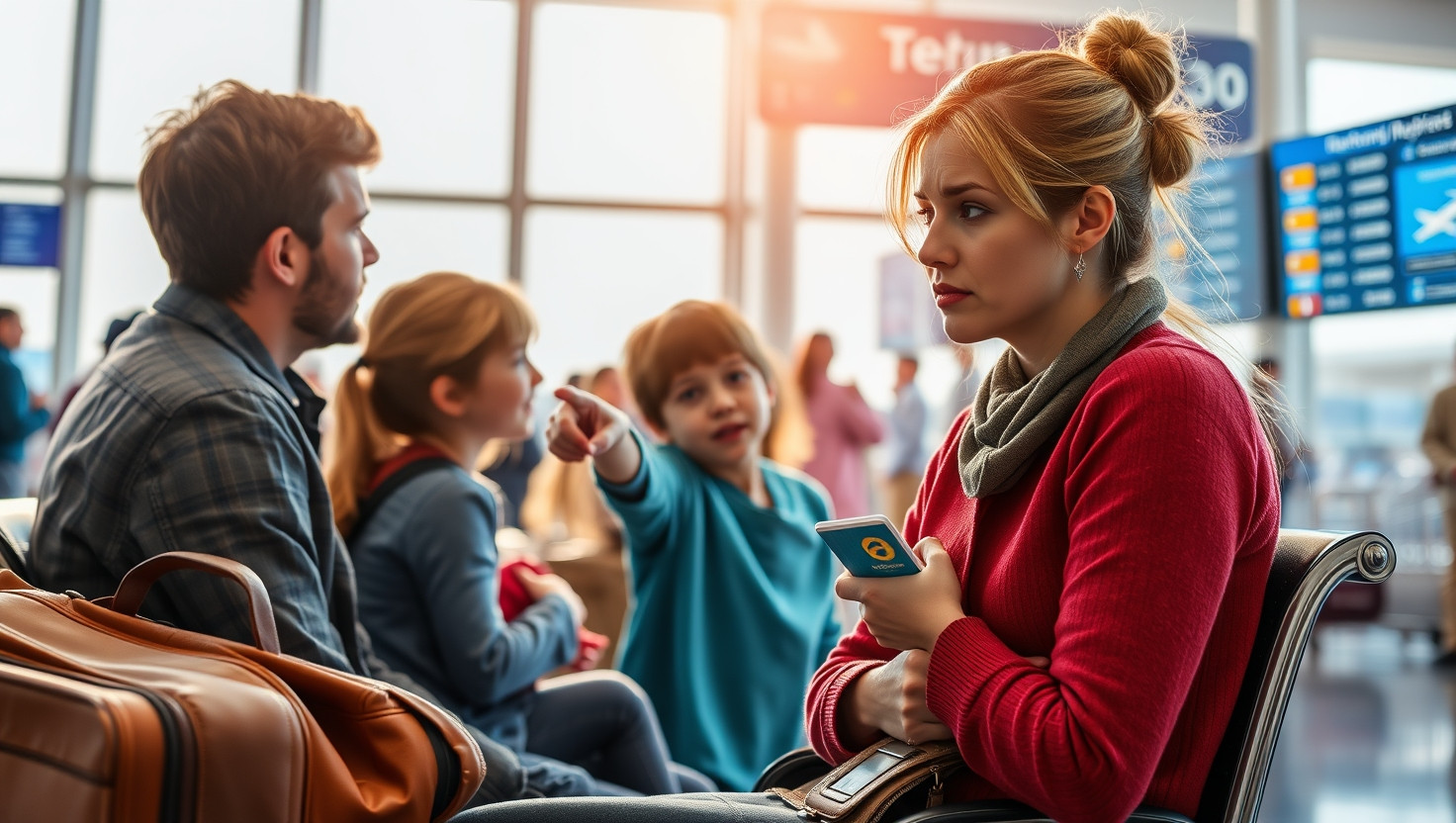 Flight Anxiety: AITA for Letting Partner Handle Kids Alone?
